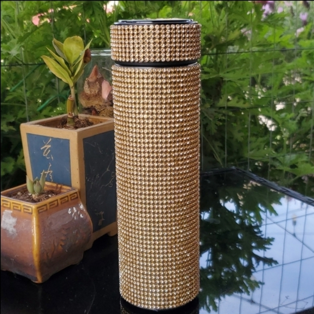 Smart Rhinestone Water Bottle - Picture 5 of 5
